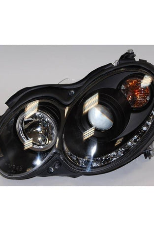 Jeu de Phare Avant Lumière De Jour Mercedes CLK W209 04-09 Noir - KDMPARTS EUROPE TUNING STORE