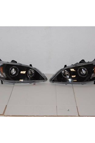 Jeu de Phare Avant Yeux D'Ange Honda Civic '04 4P. - KDMPARTS EUROPE TUNING STORE