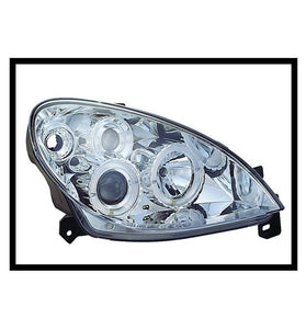 Jeu De Phares Avant Angel Eyes Pour Citroën Xsara 2000 Chromé - KDMPARTS EUROPE TUNING STORE