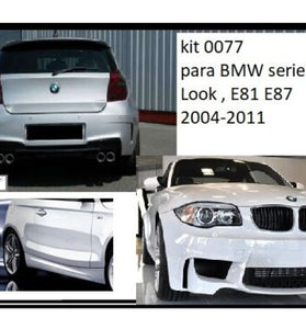 kit complet BMW Serie1 M1 look E81 E87 - KDMPARTS EUROPE TUNING STORE