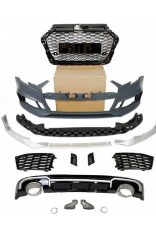 Kit De Carrosserie Audi A3 SPORTBACK look RS3 2016+ - KDMPARTS EUROPE TUNING STORE