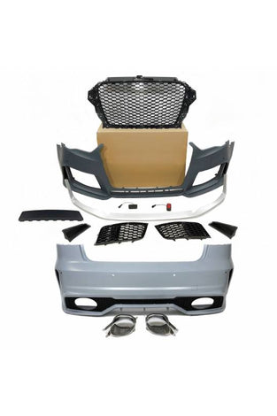 Kit De Carrosserie Audi A3 V8 13-15 Sedan Look RS3 - KDMPARTS EUROPE TUNING STORE