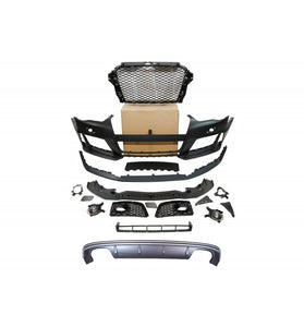 Kit De Carrosserie Audi A3 V8 13-15 Sportback Look RS3 II - KDMPARTS EUROPE TUNING STORE