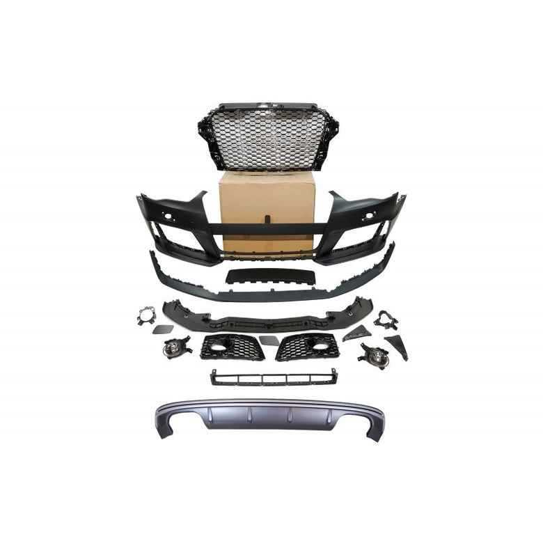 Kit De Carrosserie Audi A3 V8 13-15 Sportback Look RS3 II - KDMPARTS EUROPE TUNING STORE