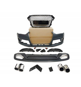 Kit De Carrosserie Audi A4 13-15 B8 Look RS4 ABS - KDMPARTS EUROPE TUNING STORE