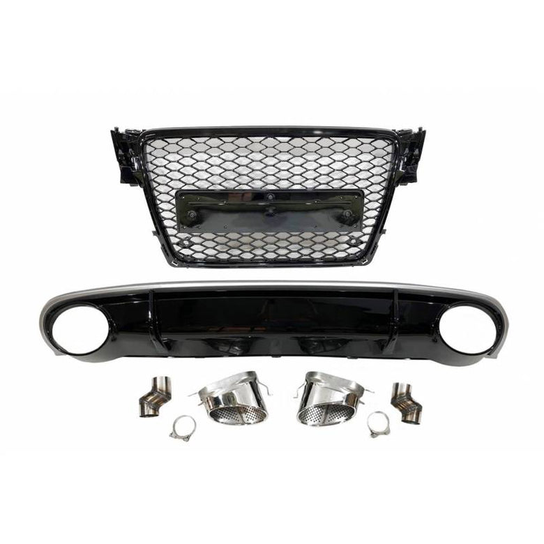 Kit De Carrosserie Audi A4 Look RS4 B8 2009-2012 - KDMPARTS EUROPE TUNING STORE