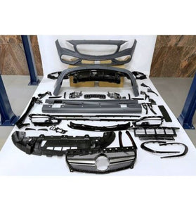 Kit De Carrosserie Mercedes W117 2013-2018 4P / SW LCI Look AMG A45 II Calandre - KDMPARTS EUROPE TUNING STORE