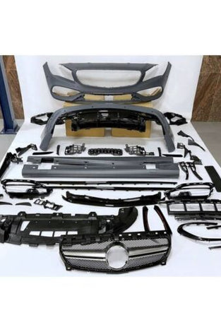 Kit De Carrosserie Mercedes W117 2013-2018 4P / SW LCI Look AMG A45 II Calandre - KDMPARTS EUROPE TUNING STORE
