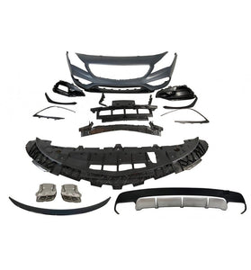 Kit De Carrosserie Mercedes W117 2016-2018 LCI 4P Look AMG A45 - KDMPARTS EUROPE TUNING STORE