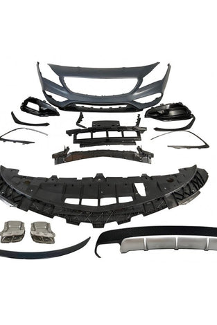 Kit De Carrosserie Mercedes W117 2016-2018 LCI 4P Look AMG A45 - KDMPARTS EUROPE TUNING STORE