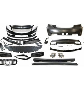 Kit De Carrosserie Mercedes W176 A45 2012-2015 Look AMG Calandre - KDMPARTS EUROPE TUNING STORE
