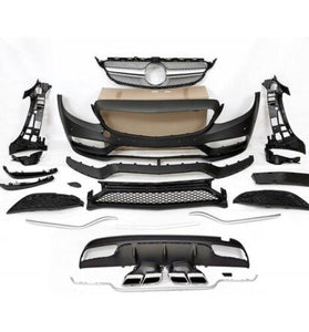Kit De Carrosserie Mercedes W205 2014-2018 4P / SW Look C63 - KDMPARTS EUROPE TUNING STORE