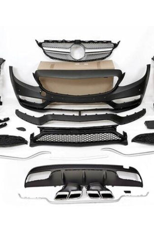 Kit De Carrosserie Mercedes W205 2014-2018 4P / SW Look C63 - KDMPARTS EUROPE TUNING STORE