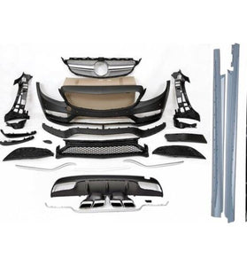 Kit De Carrosserie Mercedes W205 2014-2018 4P / SW Look C63 - KDMPARTS EUROPE TUNING STORE