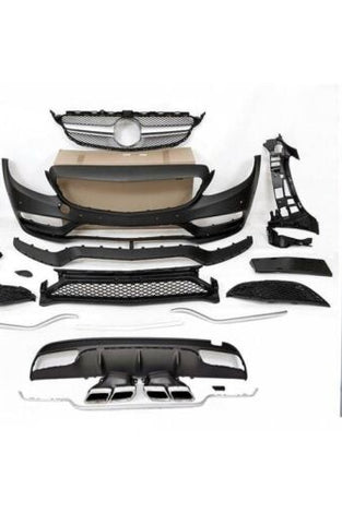 Kit De Carrosserie Mercedes W205 2014-2018 4P / SW Look C63 - KDMPARTS EUROPE TUNING STORE