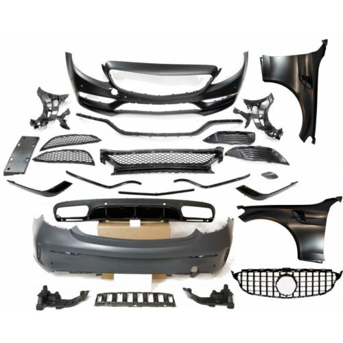 Kit De Carrosserie Mercedes W205 2014-2018 Coupe Look AMG C63 - KDMPARTS EUROPE TUNING STORE