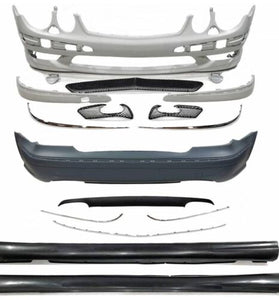 Kit De Carrosserie Mercedes W211´02-06 Look AMG E55 ABS - KDMPARTS EUROPE TUNING STORE