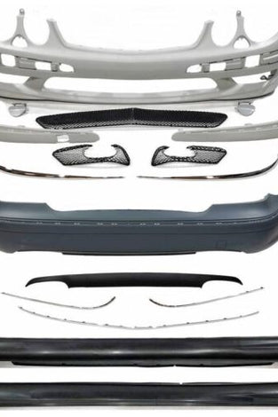 Kit De Carrosserie Mercedes W211´02-06 Look AMG E55 ABS - KDMPARTS EUROPE TUNING STORE
