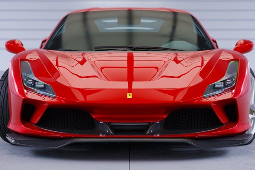 Lame de pare chocs avant avec ABE pour Ferrari F8 Tributo / Spider CSL767 2019 - KDMPARTS EUROPE TUNING STORE