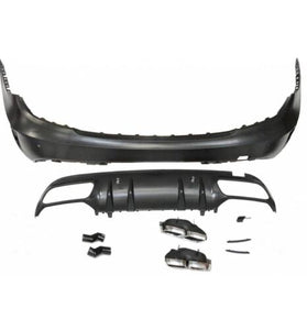 Pare Chocs Arrière Mercedes W204 07-13 2-4P Look W205 C63 - KDMPARTS EUROPE TUNING STORE