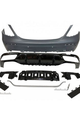 Pare Chocs Arrière Mercedes W213 2016-2019 Look AMG E63 - KDMPARTS EUROPE TUNING STORE