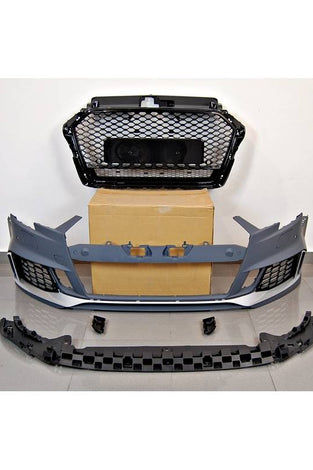 Pare Chocs Avant Audi A3 2016-2019 4 Porte / Cabriolet Look RS3 - KDMPARTS EUROPE TUNING STORE