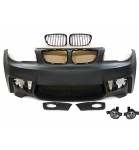 Pare Chocs Avant BMW E82/E88/E87/E81 Look M1 05-11 Antibrouillard - KDMPARTS EUROPE TUNING STORE