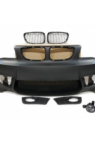 Pare Chocs Avant BMW E82/E88/E87/E81 Look M1 05-11 Antibrouillard - KDMPARTS EUROPE TUNING STORE