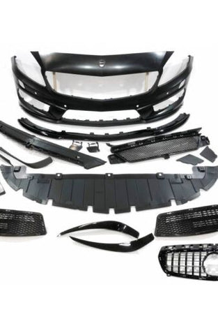 Pare Chocs Avant Mercedes W176 2012-2015 A45 Look AMG Stationnement Calandre - KDMPARTS EUROPE TUNING STORE