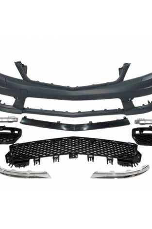Pare Chocs Avant Mercedes W204 Coupe / 4 Portes 2007-2013 AMG look C63 Park Sens - KDMPARTS EUROPE TUNING STORE