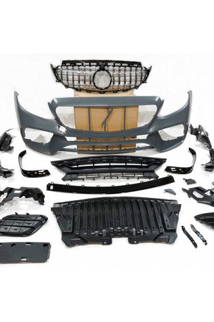 Pare Chocs Avant Mercedes W213 4p 2016-2019 / C238 look C43 - KDMPARTS EUROPE TUNING STORE