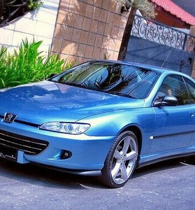 Pare chocs Peugeot 406 Coupé phase 2, local lave-phare, support of registracion - KDMPARTS EUROPE TUNING STORE