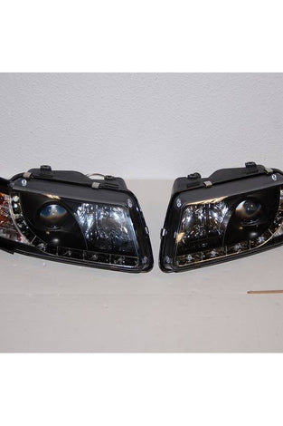 Phare Avant Lumière De Jour Audi A3 '96-02 Mod.II Noir - KDMPARTS EUROPE TUNING STORE