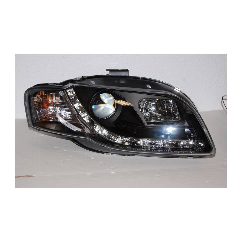 Phare Avant Lumière De Jour Audi A4 '05-08 Noir - KDMPARTS EUROPE TUNING STORE