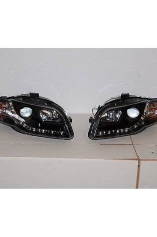 Phare Avant Lumière De Jour Audi A4 '05-08 Noir - KDMPARTS EUROPE TUNING STORE