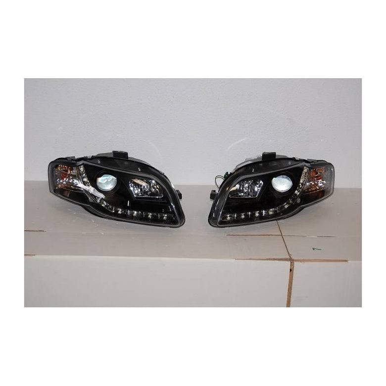 Phare Avant Lumière De Jour Audi A4 '05-08 Noir - KDMPARTS EUROPE TUNING STORE