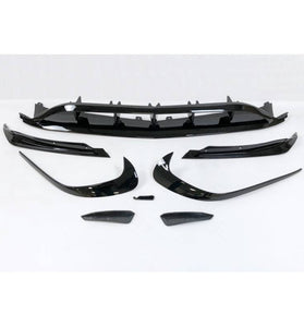 Rajout de Pare chocs Avant Mercedes W176 16-18 Look AMG A45 Noir brillant - KDMPARTS EUROPE TUNING STORE