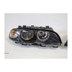 Set De Phares Avant Angel Eyes BMW E46 1999-2002 2-Porte Noir - KDMPARTS EUROPE TUNING STORE