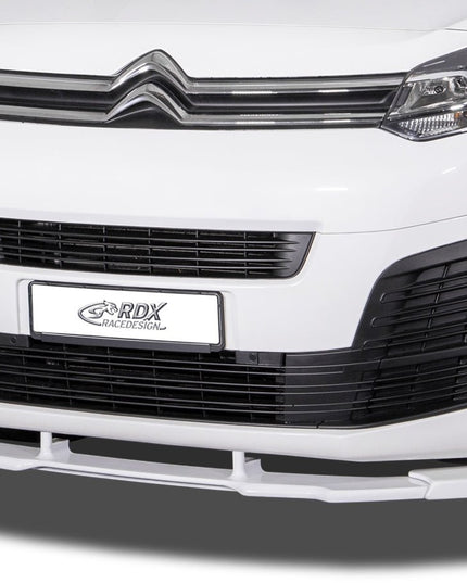 Spoiler avant RDX VARIO-X pour CITROEN Jumpy & Spacetourer (V) / FIAT Ulysse & Scudo (V) / OPEL Zafira Life & Vivaro (V) / PEUGEOT Expert & Traveler (V) / TOYOTA ProAce & ProAce Verso (V) Lèvre avant Séparateur - KDMPARTS EUROPE TUNING STORE